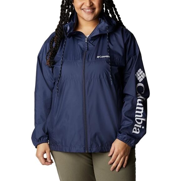 Columbia Women's navy 2X Windbreaker jacket lightweight - Picture 1 of 8